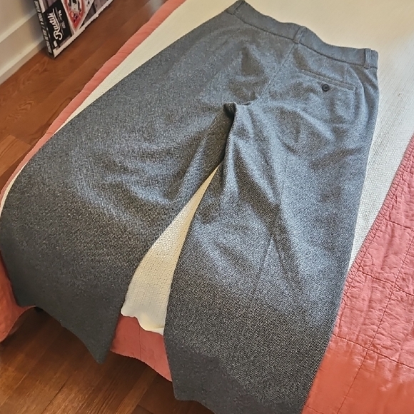 Gray Women's Herringbone Pants - Picture 4 of 5